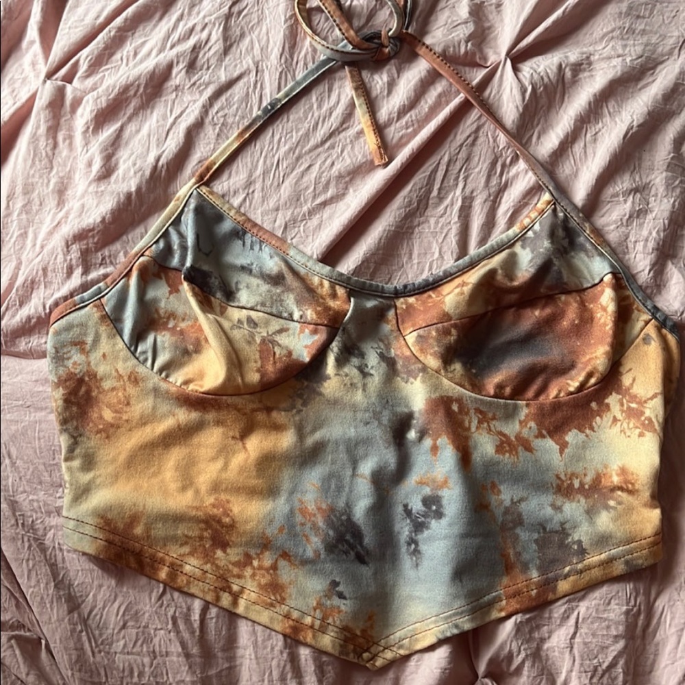 cute fall colored crop top